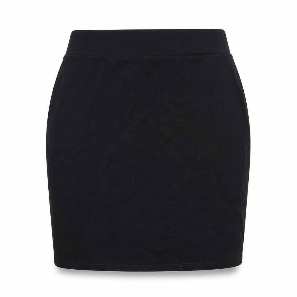 Front view of George girls’ black a-line skirt, size 12, years