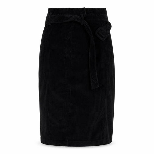 Primark Womens Black  Corduroy Straight & Pencil Skirt Size 8