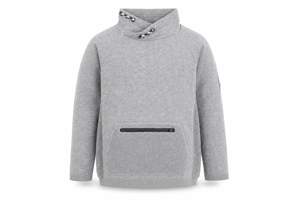 Front view of Less Rules girls’ grey jumper, size 8, years