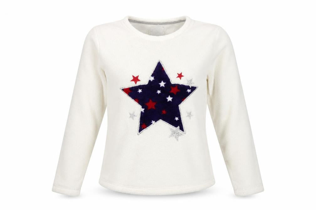 Front view of Matalan women’s white jumper, size M