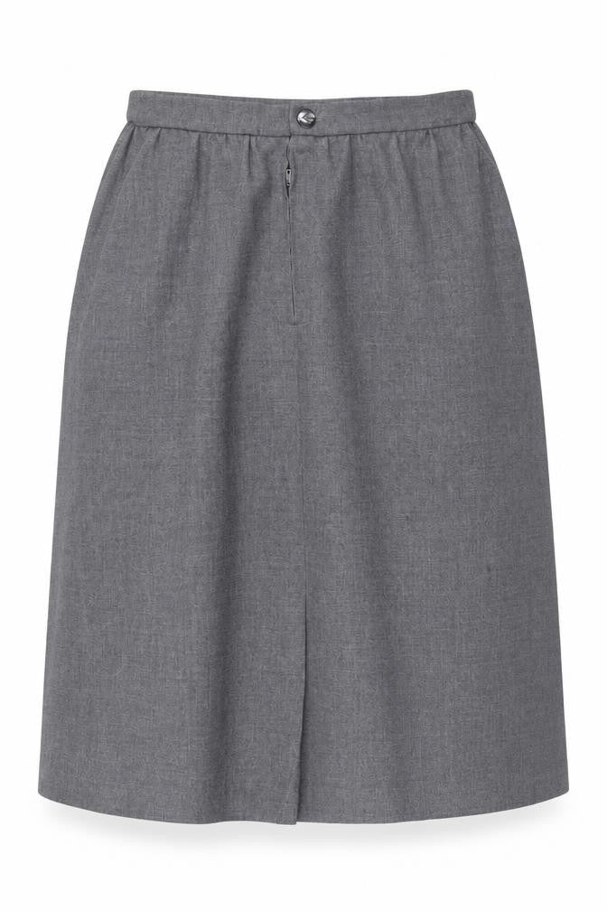 Preworn Womens Grey   A-Line Skirt Size 30 in