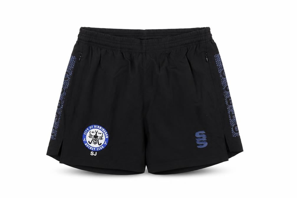 Preworn Womens Black   Sweat Shorts Size S - Birmingham Hockey club