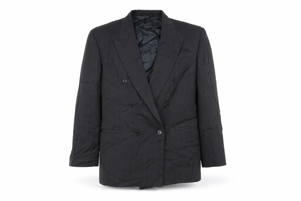 Front view of SKAPES men’s black jacket suit jacket, size 40