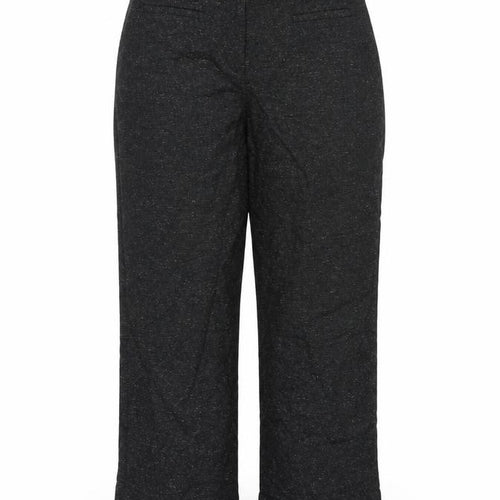 Marks and Spencer Womens Black   Trousers  Size 14 L25 in