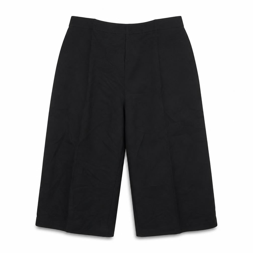 Front view of Preworn men’s black shorts