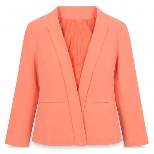 Atmospher Womens Orange   Jacket Blazer Size 12