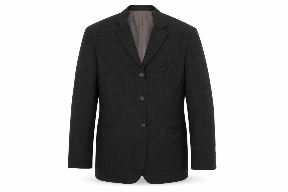 Front view of Marks & Spencer men’s grey jacket blazer, size 44