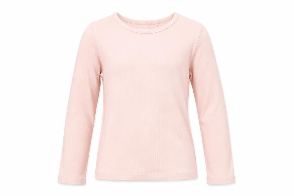 Front view of Next girls’ pink jumper, size 9, years