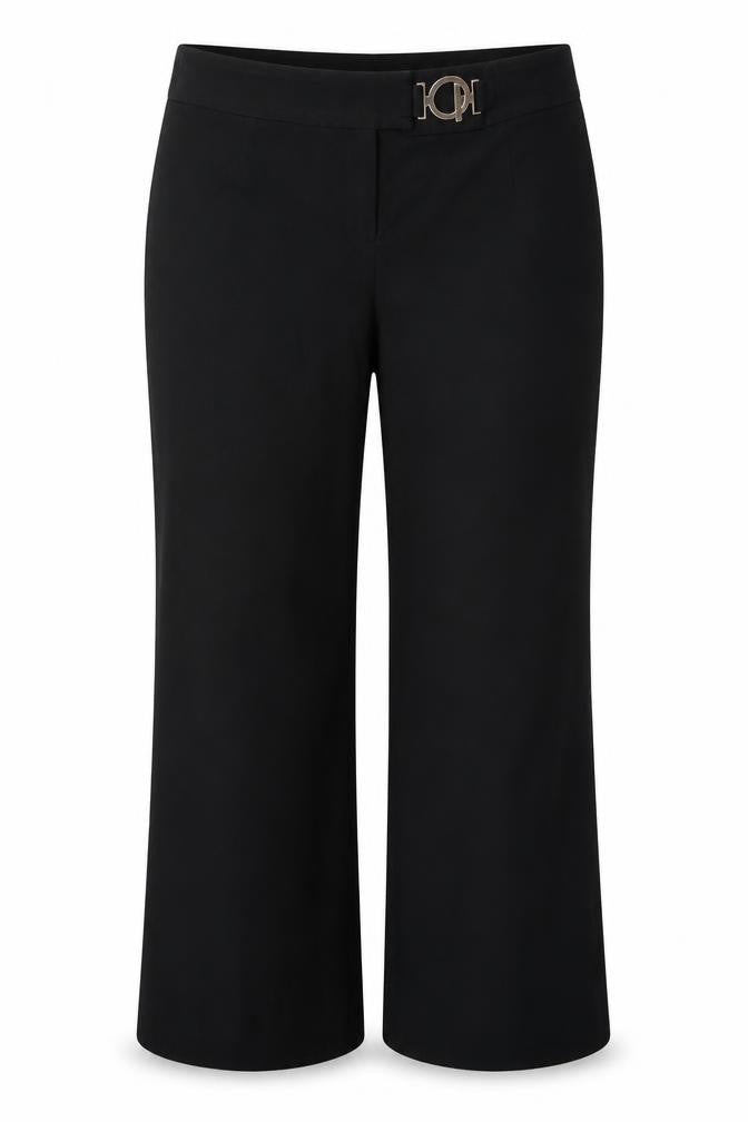 Preworn Womens Black   Trousers  Size 40 in L28 in
