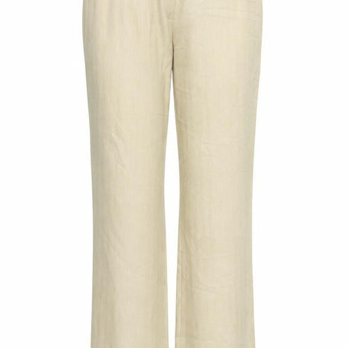 m&s Womens Beige  Rayon Trousers  Size 30 L30 in