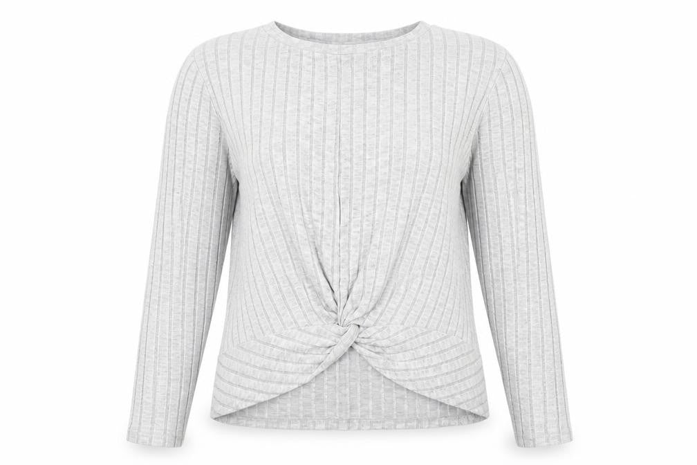 Front view of Primark women’s grey jumper, size M