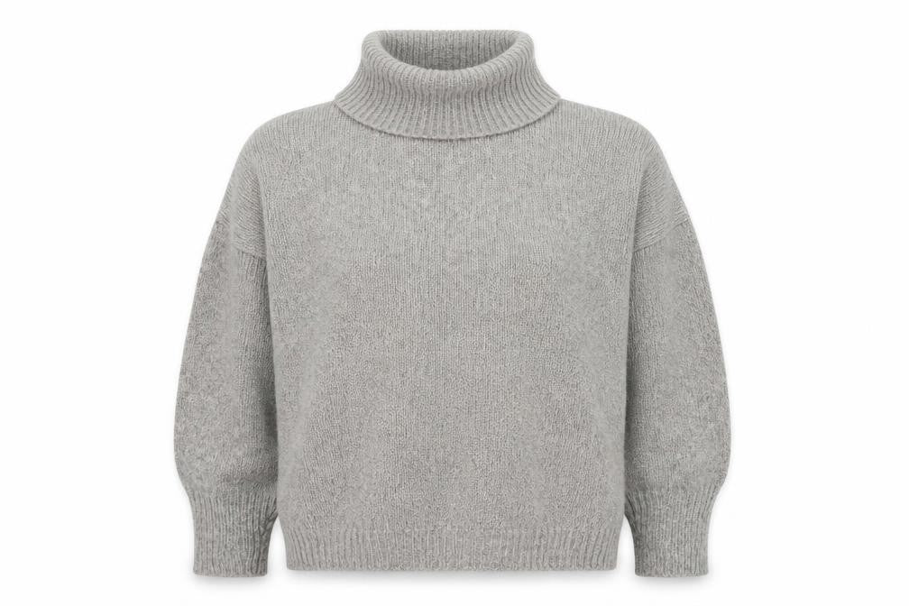 Front view of New Look women’s grey jumper, size L