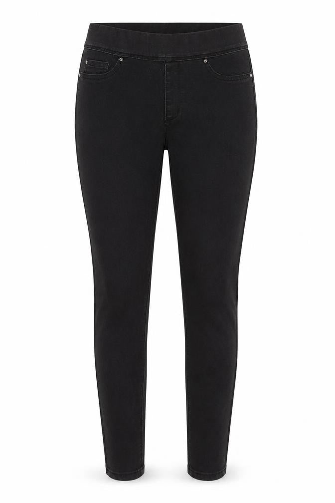 Denim & Co. Womens Black  Denim Jegging Jeans Size 10 L31 in