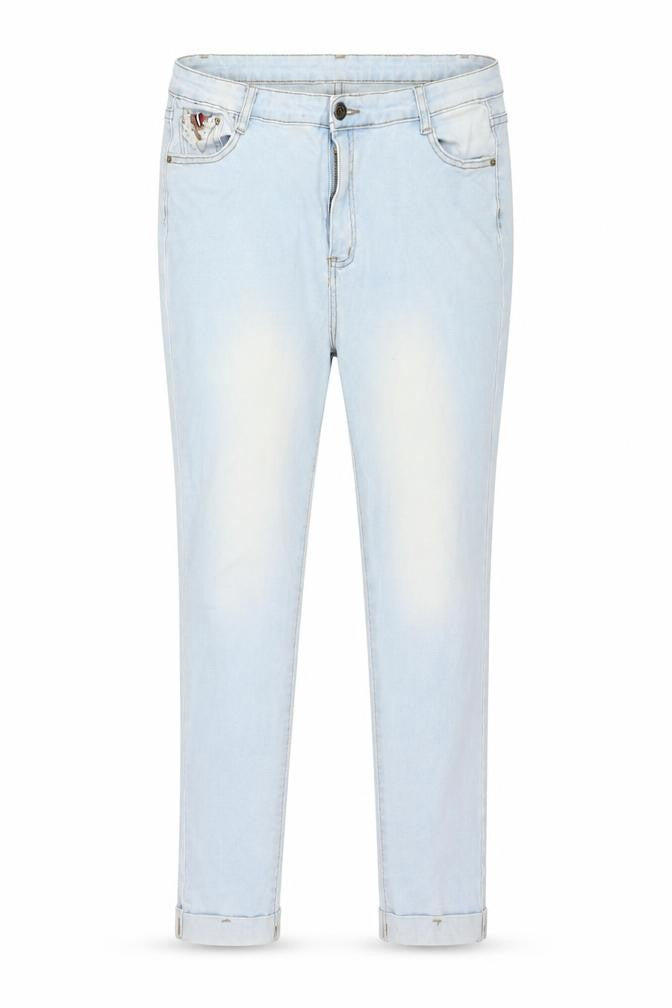 SheIn Womens Blue  Denim Straight Jeans Size XL L27 in