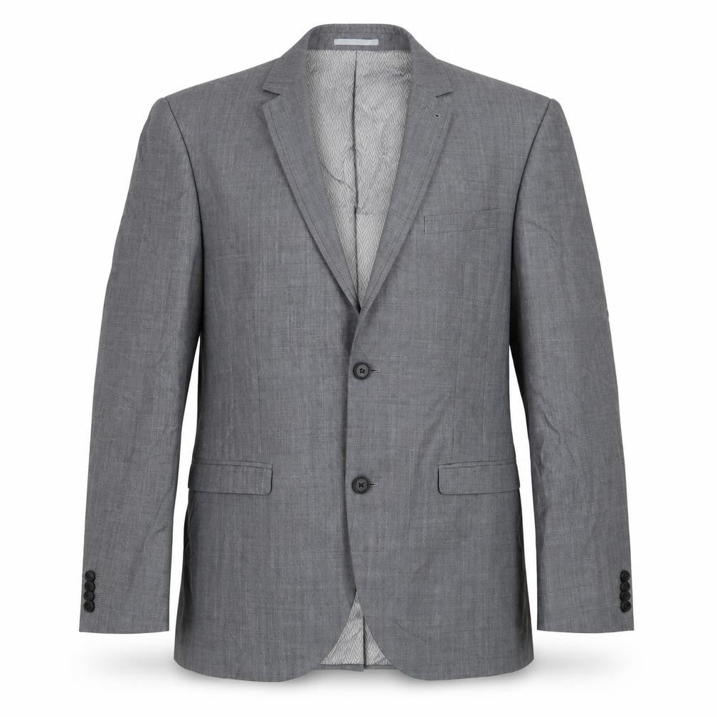 Front view of Next men’s grey jacket suit jacket one size