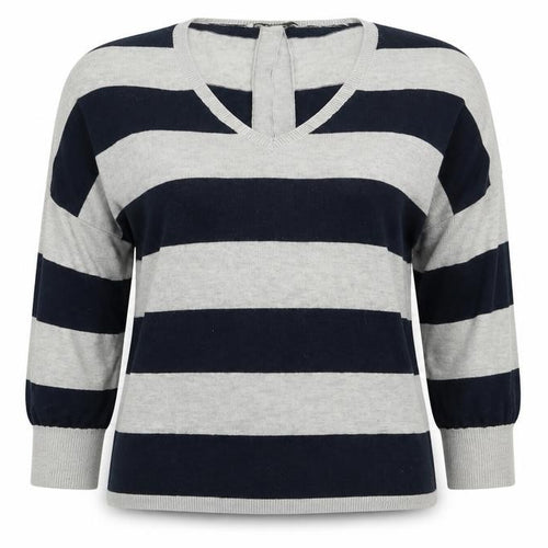 Oasis Womens Multicoloured Striped  Basic T-Shirt Size M