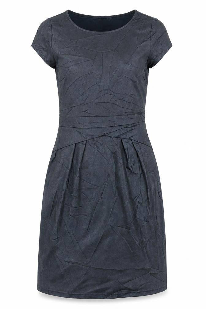 Front view of izabel women’s blue a-line, size UK 8