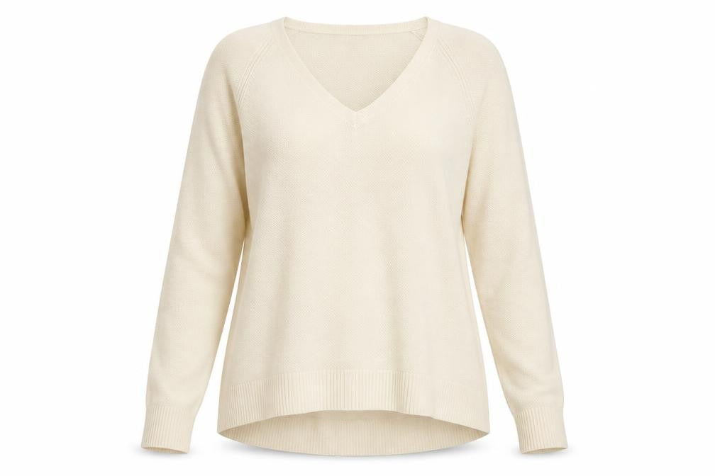 Front view of Gap women’s beige jumper, size XL