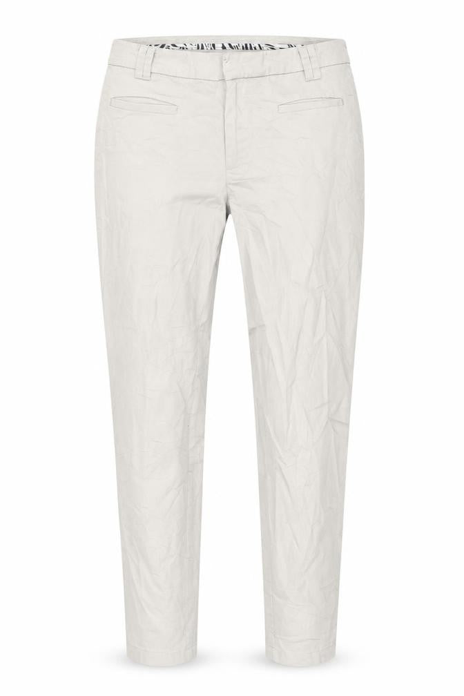 Mango Womens Beige Trousers Size 10 L26 in