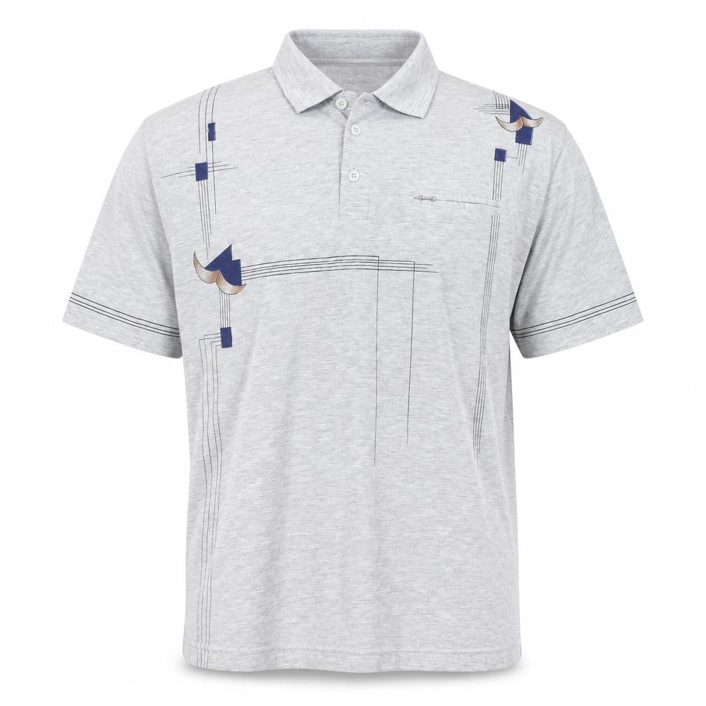 Hoang Mens Grey    T-Shirt Size M