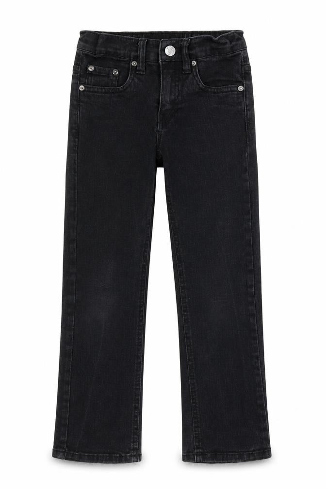 Urban Star Girls Black  Denim Bootcut Jeans Size 7 Years