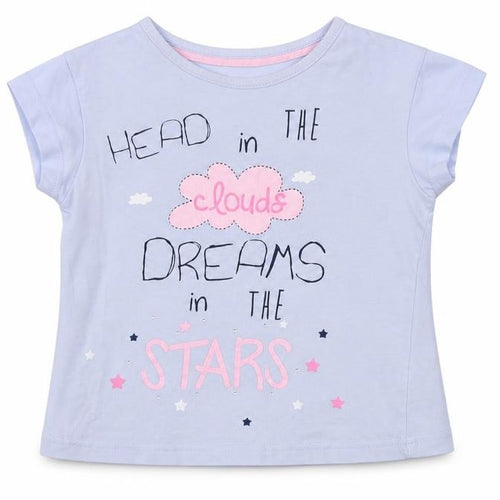 Matalan Girls Blue Animal Print  Basic T-Shirt Size 4-5 Years