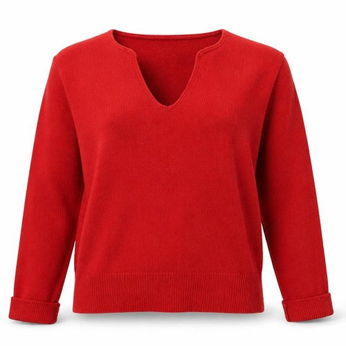 Catch one Womens Red   Pullover Jumper Size S