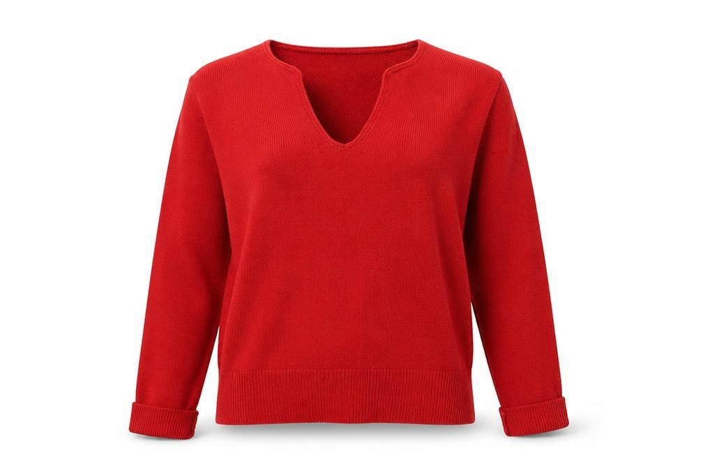Catch one Womens Red   Pullover Jumper Size S