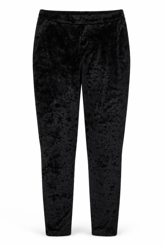 Front view of Next women’s black jegging trousers, size UK 12, 26-inch leg - stretch waistband