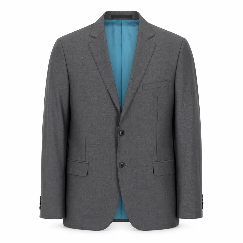 Front view of Marks & Spencer men’s grey jacket blazer, size 42