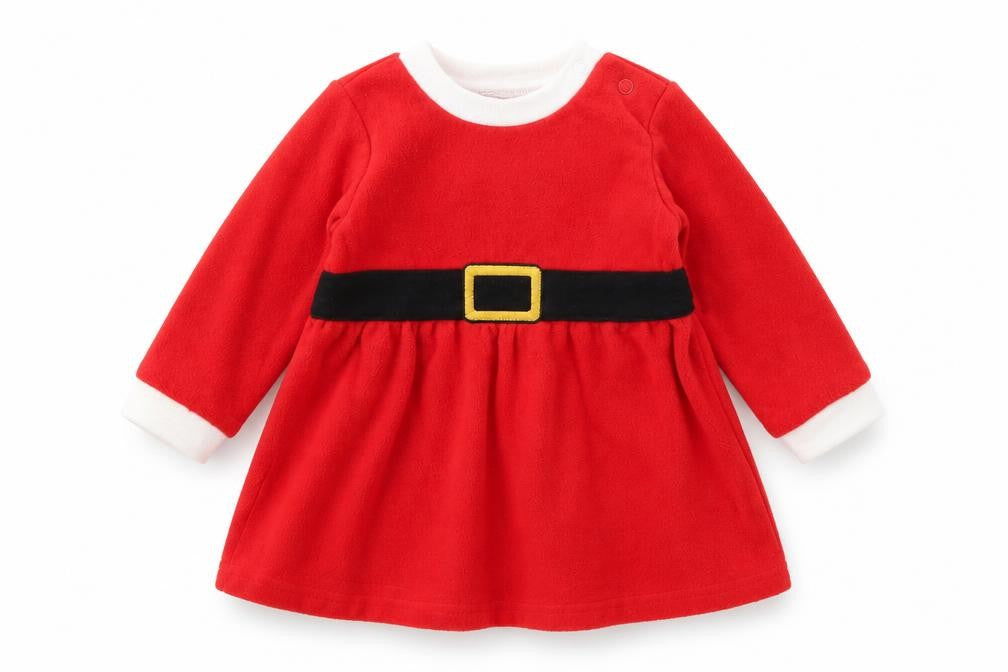 H&M Girls Red   Fit & Flare  Size 6-9 Months