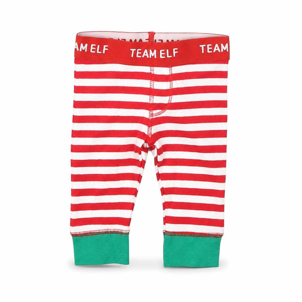 F&F Girls Red Striped  Capri Leggings Size 0-3 Months  - TOP TO MATCH