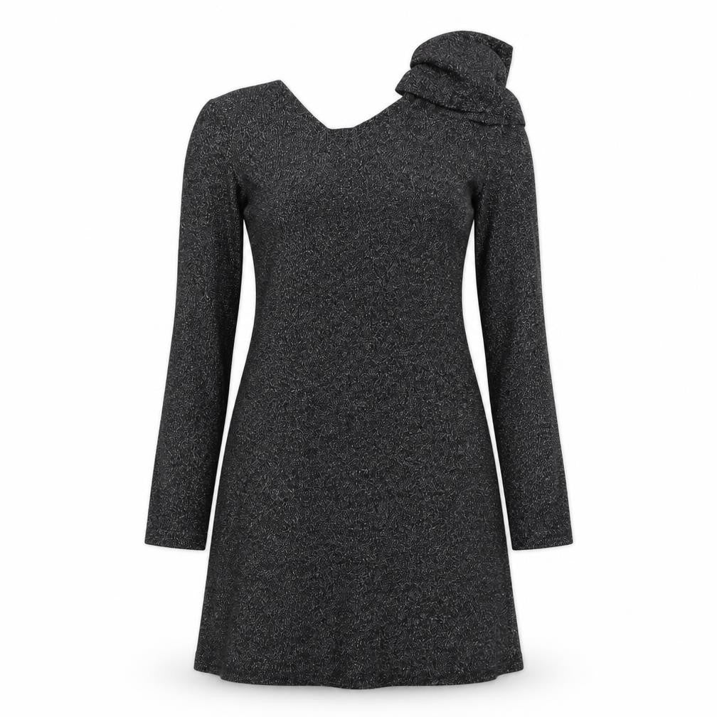 Front view of Jasmine women’s black a-line, size L