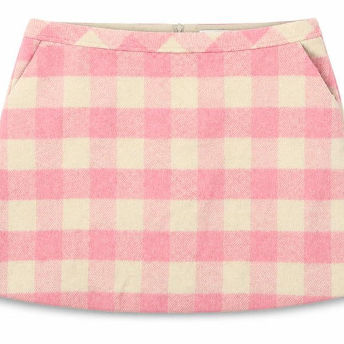 George  Womens Red Check  A-Line Skirt Size 36 in