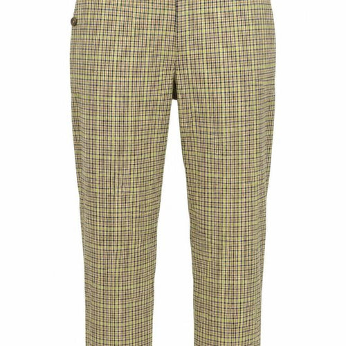 Marks and Spencer  Womens Beige Check  Trousers  Size 30 in L26 in