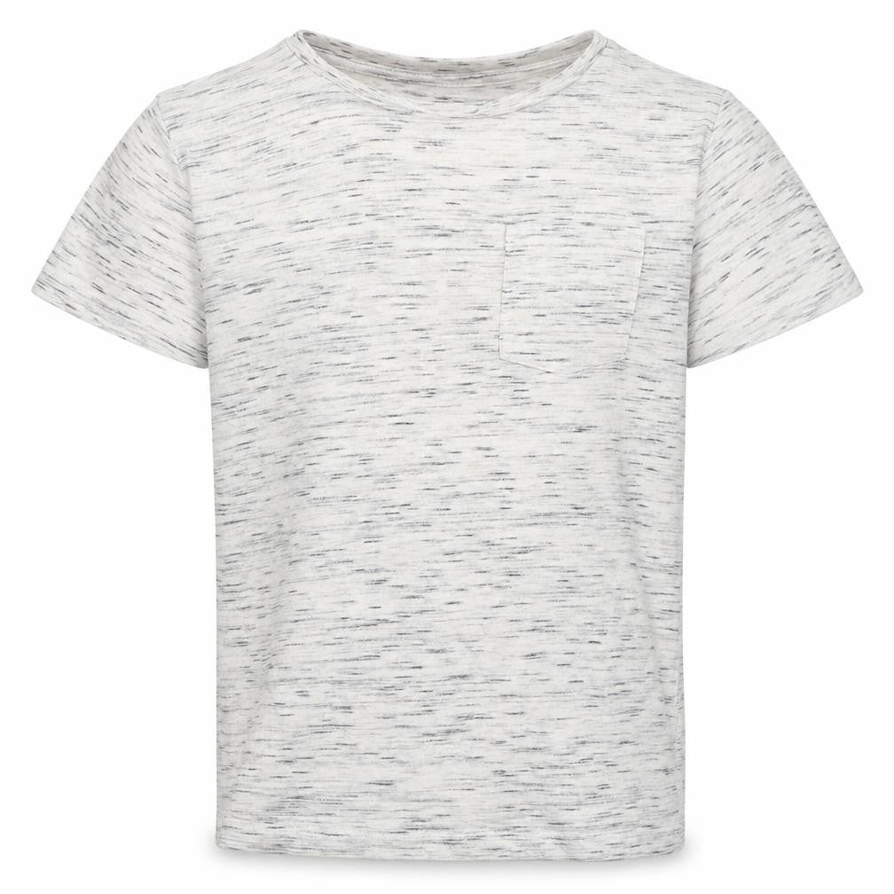 Front view of Next boys’ grey basic t-shirt, size 9, years