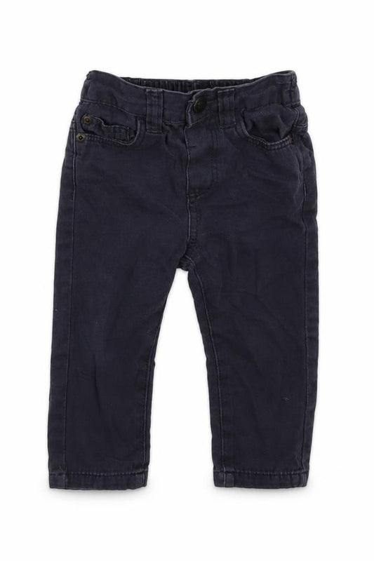 Front view of Primark Baby Grey Denim Jeans, size 12-18, Months