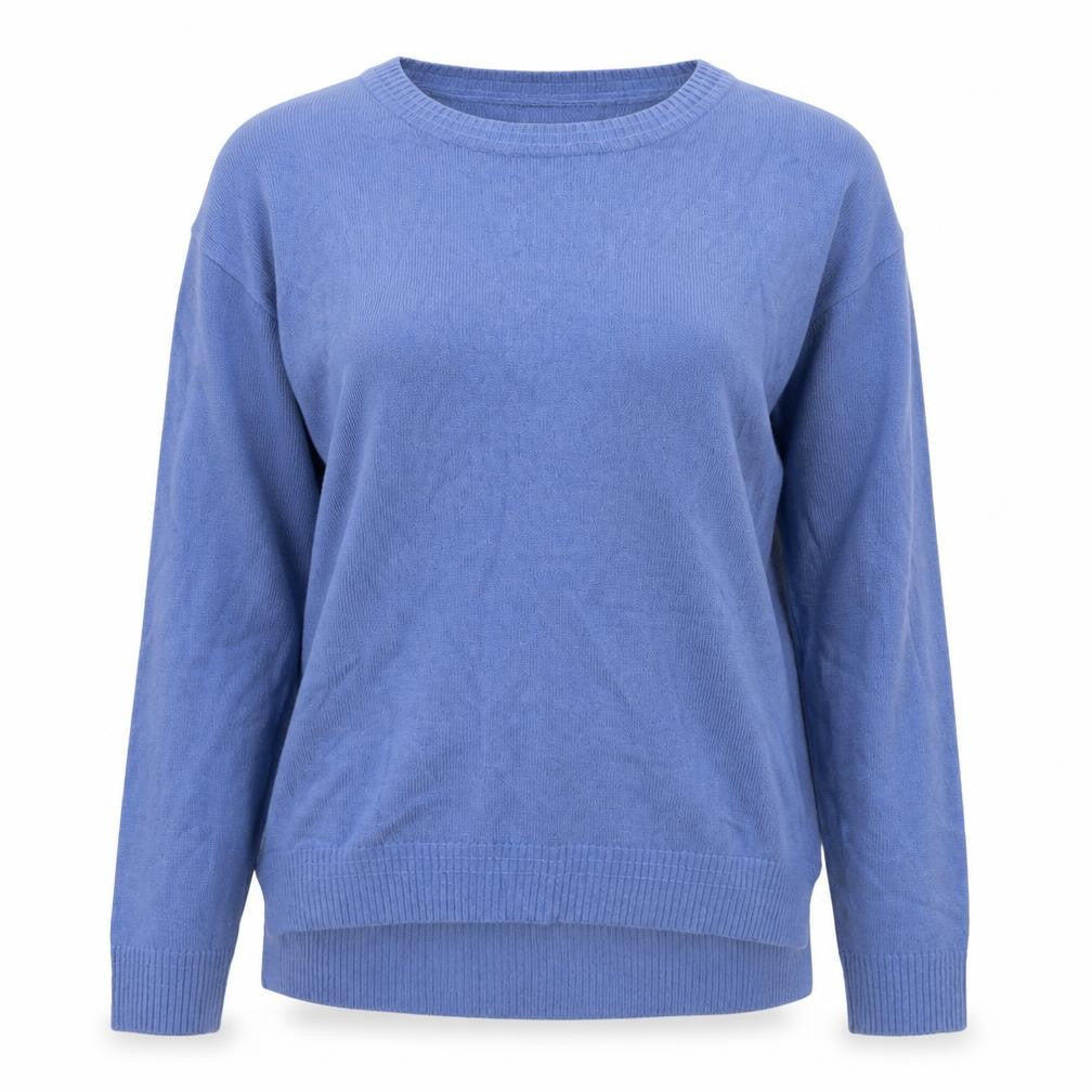 Front view of Next women’s blue jumper, size S