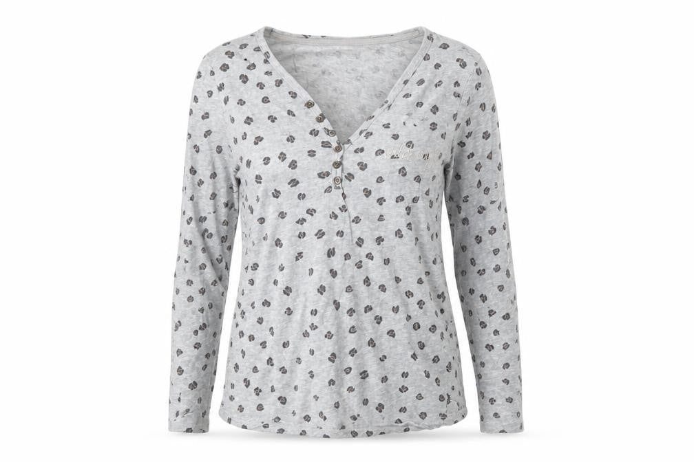 Front view of George women’s grey basic t-shirt, size UK 4