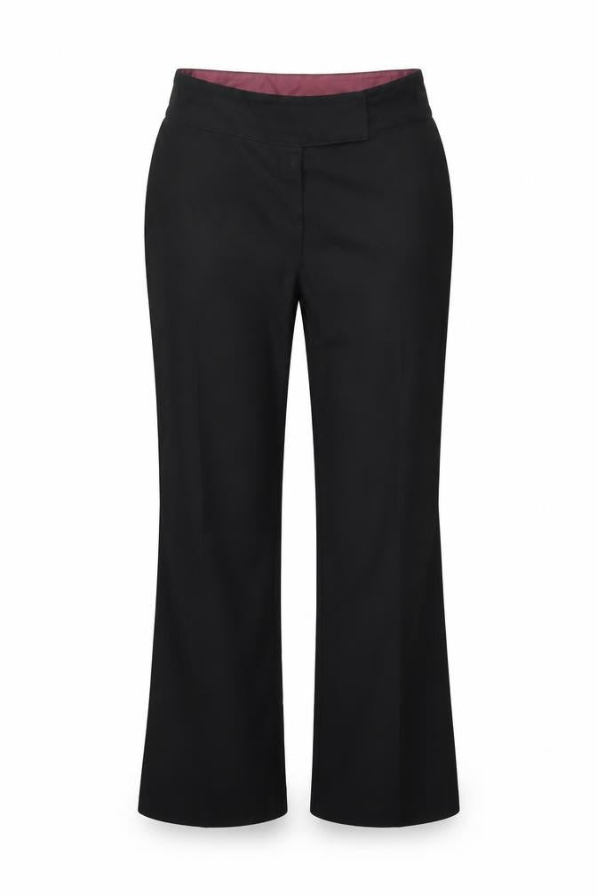 AMARANTO Womens Black   Trousers  Size 28 in L30 in