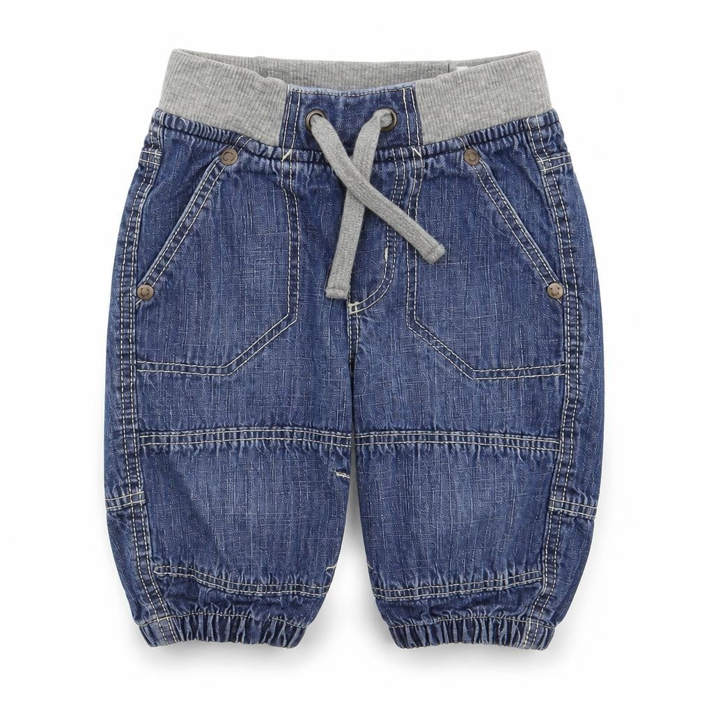 LOGG Baby Blue  Denim Sweatpants Jeans Size 3-6 Months