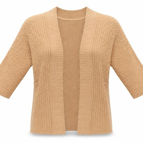 Warehouse Womens Brown  Knit Cardigan Jumper Size 8