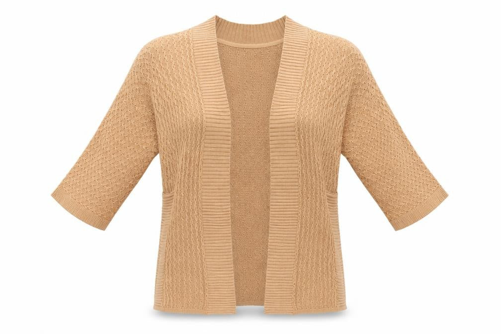 Warehouse Womens Brown  Knit Cardigan Jumper Size 8