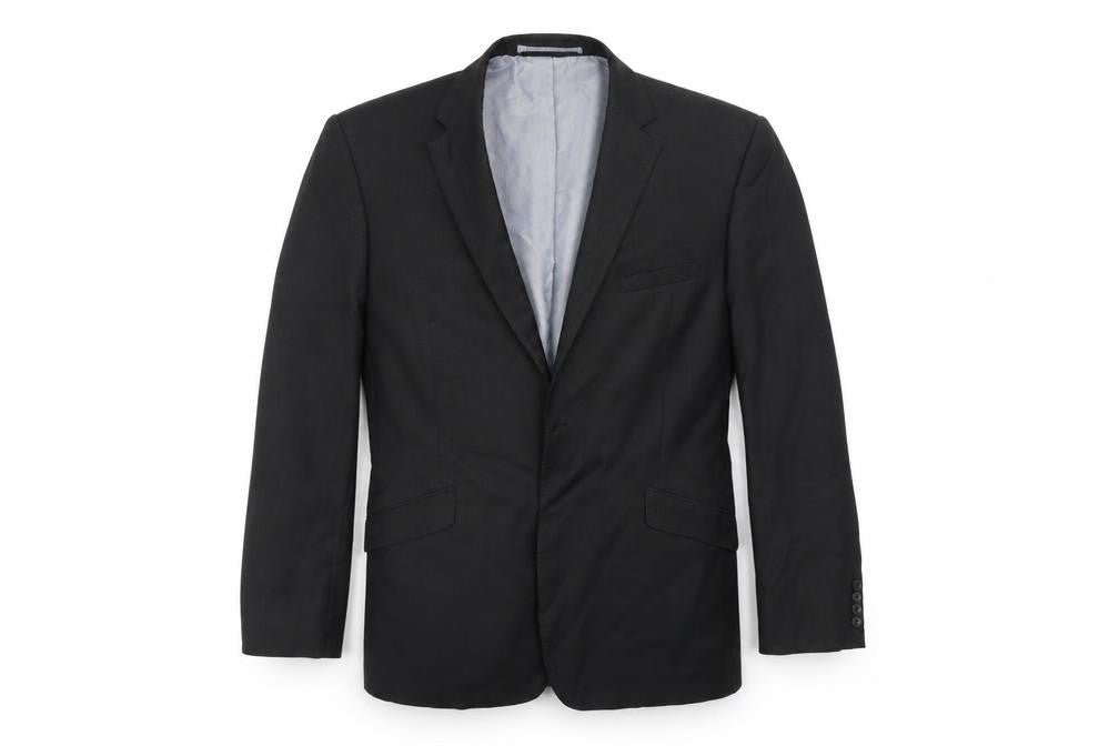 Front view of Marks & Spencer men’s beige jacket blazer, size 42