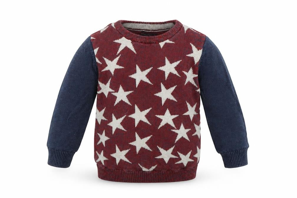 NEXT Baby Blue   Pullover Jumper Size 12-18 Months  - Stars