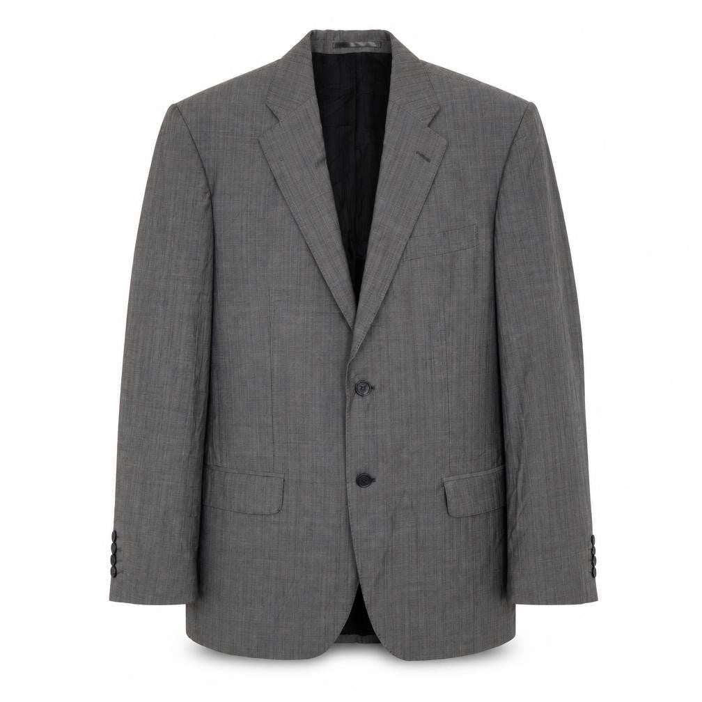Front view of F.lli Cerutti men’s grey jacket blazer, size 40