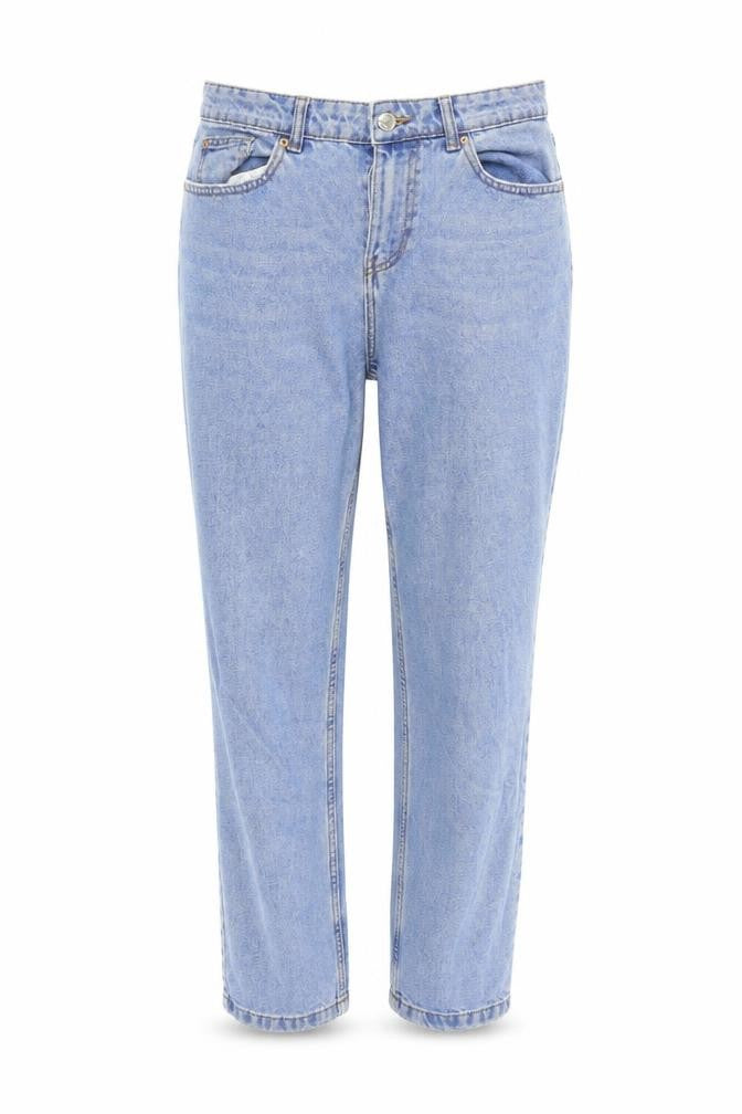 Denim & Co. Womens Blue   Straight Jeans Size 10 L26 in