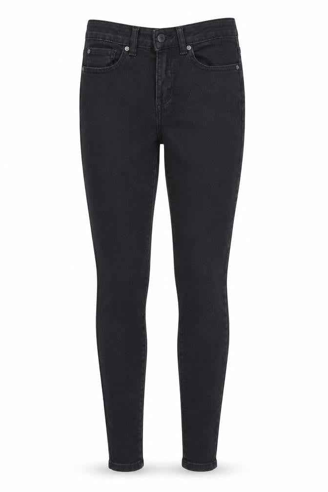 Denim & Co. Womens Black   Skinny Jeans Size 8 L25 in