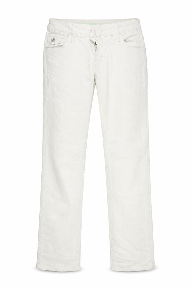 miss Apt Womens White   Straight Jeans Size 8 L27 in