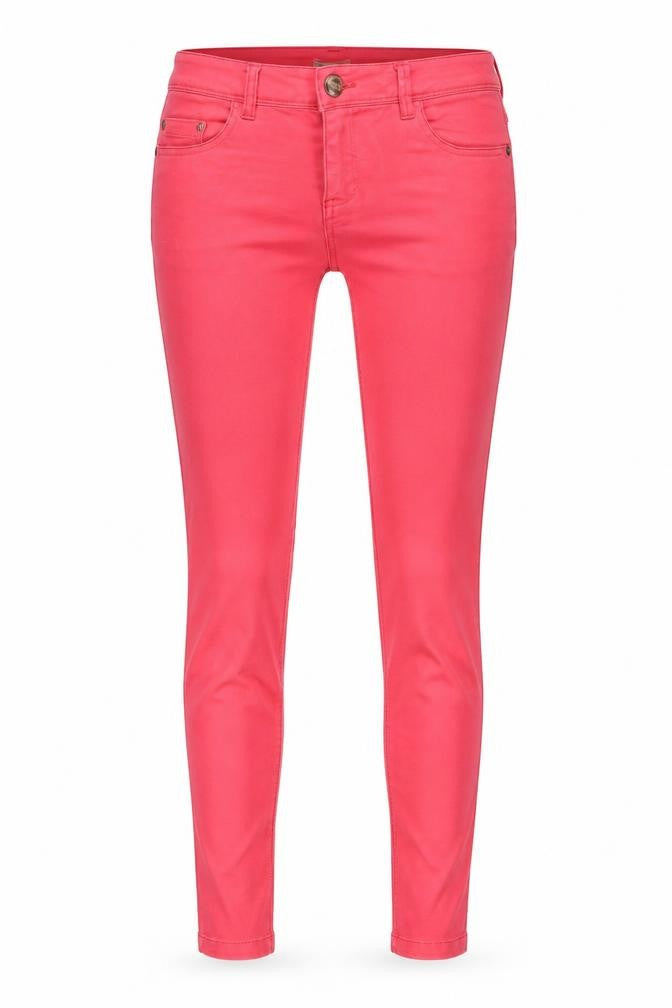 Front view of Only women’s pink skinny jeans, size S, 30-inch leg
